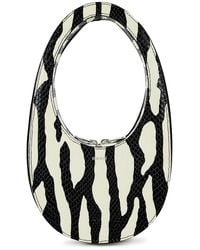 Coperni - Swipe Mini Zebra-print Leather Top Handle Bag - Lyst