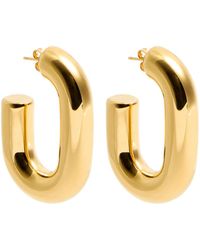 Rabanne - Xl Link Hoop Earrings - Lyst