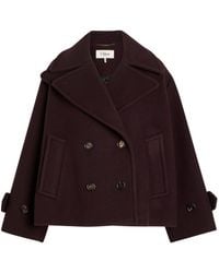 Chloé - Double-Breasted Wool-Blend Jacket - Lyst