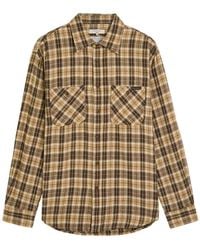 Nudie Jeans - Julian Checked Cotton And Linen-Blend Shirt - Lyst