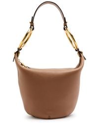 Chloé - Bracelet Grained-Leather Top Handle Bag - Lyst