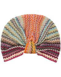 Missoni - Zigzag-intarsia Knitted Head Wrap - Lyst