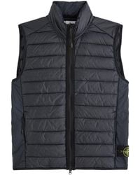 Stone Island - Loom Woven Chambers Quilted Gilet - Lyst