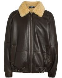 Jacquemus - Le Bombardier Leather Bomber Jacket - Lyst