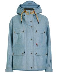 Moncler - Beziers Waterproof Hooded Denim Jacket - Lyst