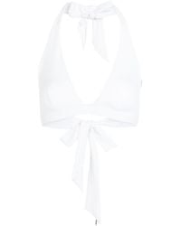 Max Mara - Ariella Halterneck Bikini Top - Lyst