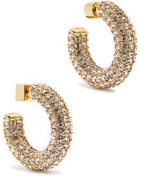 Jacquemus - Les Creoles Crystal-Embellished Hoop Earrings - Lyst