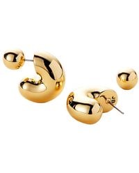 Jenny Bird - Tome 14K Hoop Earrings - Lyst