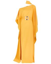 ‎Taller Marmo - Taylor Crepe Maxi Kaftan Dress - Lyst