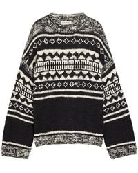 Free People - Dani Patterned Cotton-Blend Jumper - Lyst