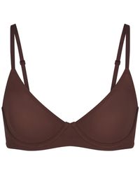 Skims - Unlined Stretch-Jersey Demi Bra - Lyst
