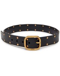 Loewe - Studded Leather Belt - Lyst