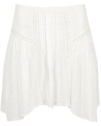 Isabel Marant - Jorena Jacquard Cotton-Blend Mini Skirt - Lyst