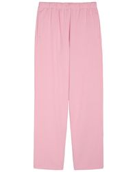 Skims - Straight-Leg Cotton-Blend Sweatpants - Lyst