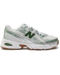 New Balance - 740 Panelled Mesh Sneakers - Lyst