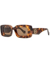 Loewe - Rectangle-frame Sunglasses - Lyst