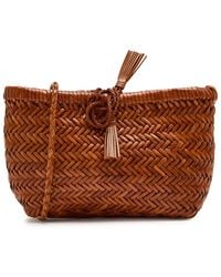 Dragon Diffusion - Minsu Woven Leather Cross-Body Bag - Lyst
