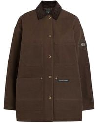 Canada Goose - Beaumont Corduroy-Collar Canvas Coat - Lyst