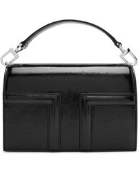 TOTEME - Patent Leather Mini Top-Handle Bag - Lyst