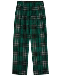 JW Anderson - Checked Straight-Leg Trousers - Lyst