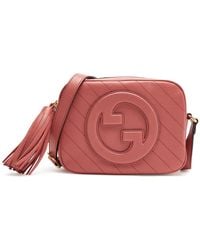 Gucci - Blondie Leather Camera Bag, Leather Bag - Lyst