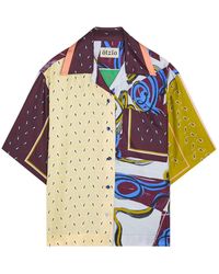 Otzio - Cecilia Printed Silk Shirt - Lyst