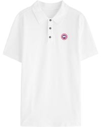 Canada Goose - Beckley Logo Piqué Cotton Polo Shirt - Lyst