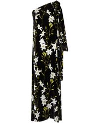 BERNADETTE - Nel Floral-print Velvet Maxi Dress - Lyst