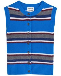 Damson Madder - Sofie Striped Wool Vest - Lyst