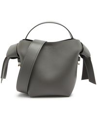 Acne Studios - Musubi Mini Leather Top Handle Bag - Lyst