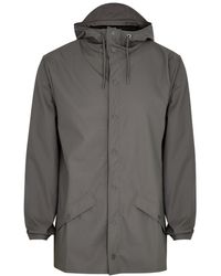 Rains - Short Matte Rubberised Raincoat - Lyst