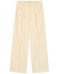 Moncler - Straight-Leg Cotton-Poplin Trousers - Lyst