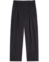 Lemaire - Belted Relaxed Straight-Leg Trousers - Lyst