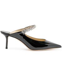Jimmy Choo - Bing 65 Embellished Patent Leather Mules - Lyst