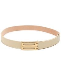 Victoria Beckham - Frame Grained Leather Belt - Lyst