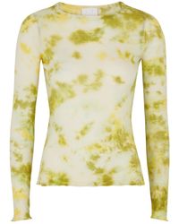 Angel Chen Tie-dyed Wool Top - Green