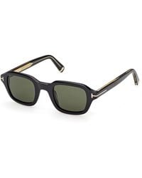 Tom Ford - Icon Rectangle-Frame Sunglasses - Lyst
