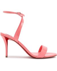 Christian Louboutin - Miss Z 80 Patent Leather Sandals - Lyst