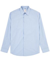 OAMC - Mark Striped Cotton Shirt - Lyst
