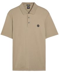 BOSS - C-Paris 01 Logo-Appliquéd Cotton Polo Shirt - Lyst