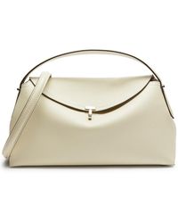 Totême - T-Lock Leather Top Handle Bag - Lyst