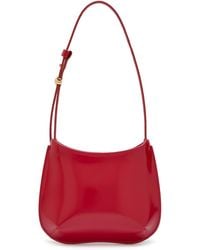 Jacquemus - Le Petit Bisou Glossed Leather Shoulder Bag - Lyst