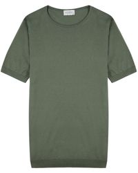 John Smedley - Belden Cotton T-Shirt - Lyst