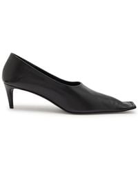 KHAITE - Marlene 50 Leather Pumps - Lyst