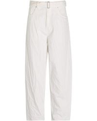 Studio Nicholson - Cahun Belted Tapered-Leg Jeans - Lyst