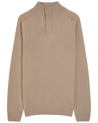 Aurélien - City Wool And Cashmere-Blend Jumper - Lyst
