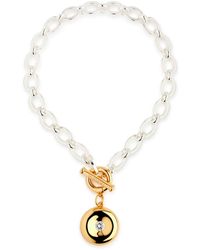 Timeless Pearly - 24Kt-Plated And-Plated Chain Necklace - Lyst