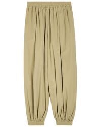 Ronny Kobo - Kalani Balloon-Leg Cotton-Blend Poplin Trousers - Lyst
