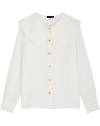 Sister Jane - Royale Crinkled Woven Blouse - Lyst