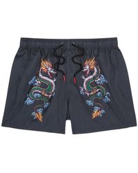 Boardies - Shenlong Printed Shell Swim Shorts - Lyst